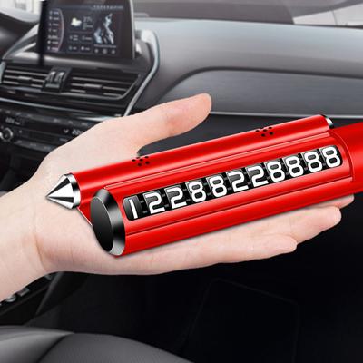 4 In1 Araba Geçici Park Kartı Telefon Numarası Plaka Otomatik Çıkartmalar Çekmece Tarzı Araba-Stil Aromaterapi Ve Güvenlik Ile