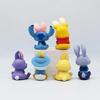 MINISO Zufällige Eine Anime Cartoon Winnie Puuh Stitch Hase Ente Niedliche PVC Actionfigur Handgefertigtes Modell Puppe Spielzeug Kinder Geburtstagsgeschenk