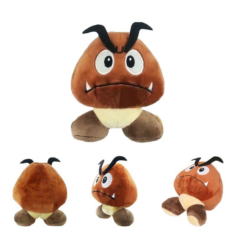 6 Super Mario Brossad Goomba Stuffed Plush Doll Toy Cute Gift Doll Hot