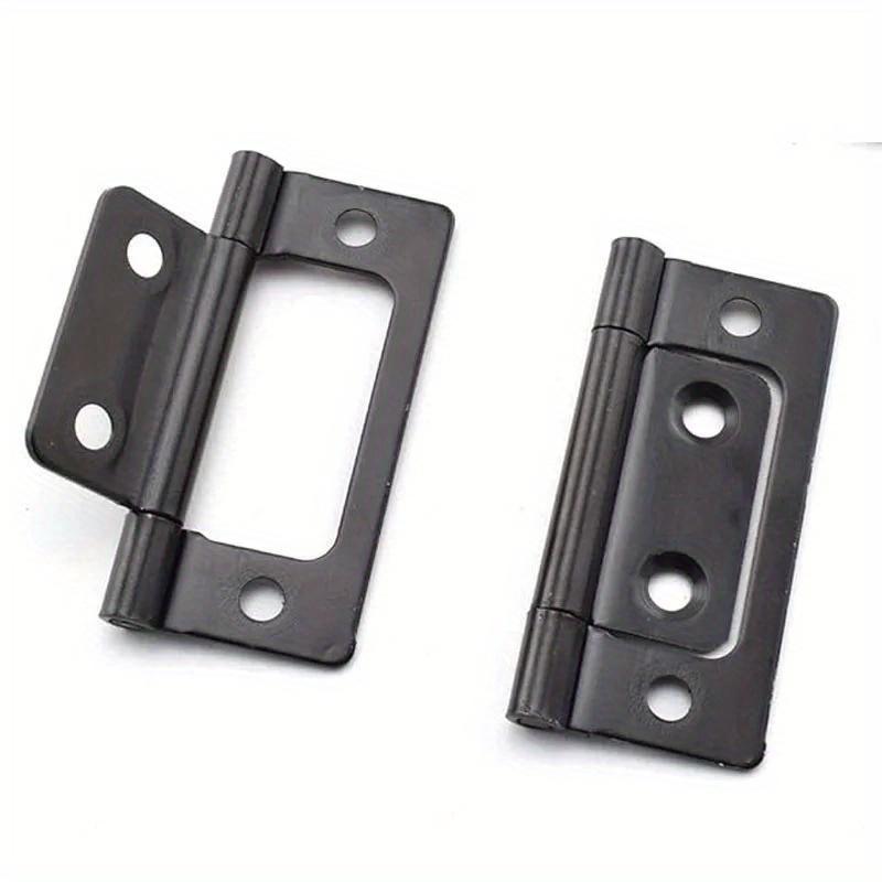 16 Stück Türscharniere Schwerlast Bifold Einlassschrank mit Befestigungsschrauben für Fenster Schrank usw Möbelscharnier