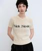 Nigaennikol Nick Nicole Cable Half Knit_Light Beige
