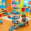 5-Level 3D Parking Garage Track Playset with 2 Cars, 360° Rotating, Drift Tracks, Helipad & Launcher | DIY Assembly Educational Toy