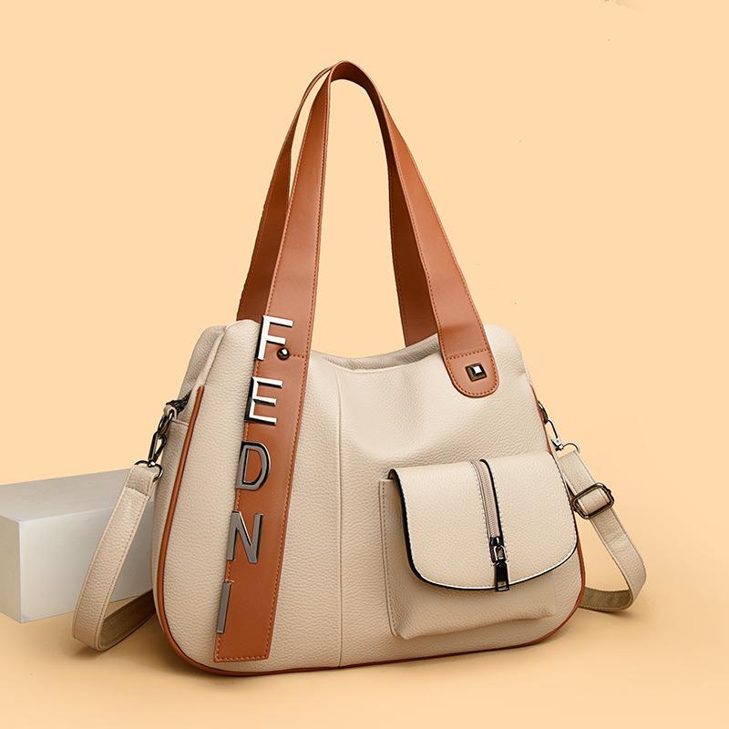 Fashion Casual Women's Shoulder Bag Large Capacity Pu Messenger Bag New Handbag Women's Bag