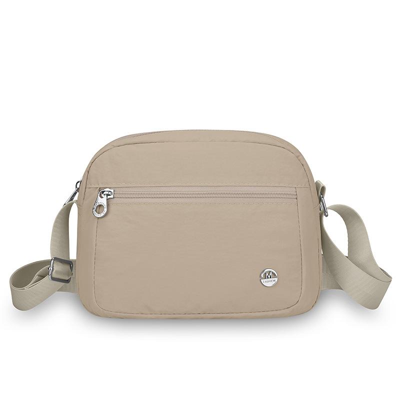 Leichte Nylon-Tasche Damen Umhängetasche Kleine quadratische Tasche Große Kapazität Umhängetasche