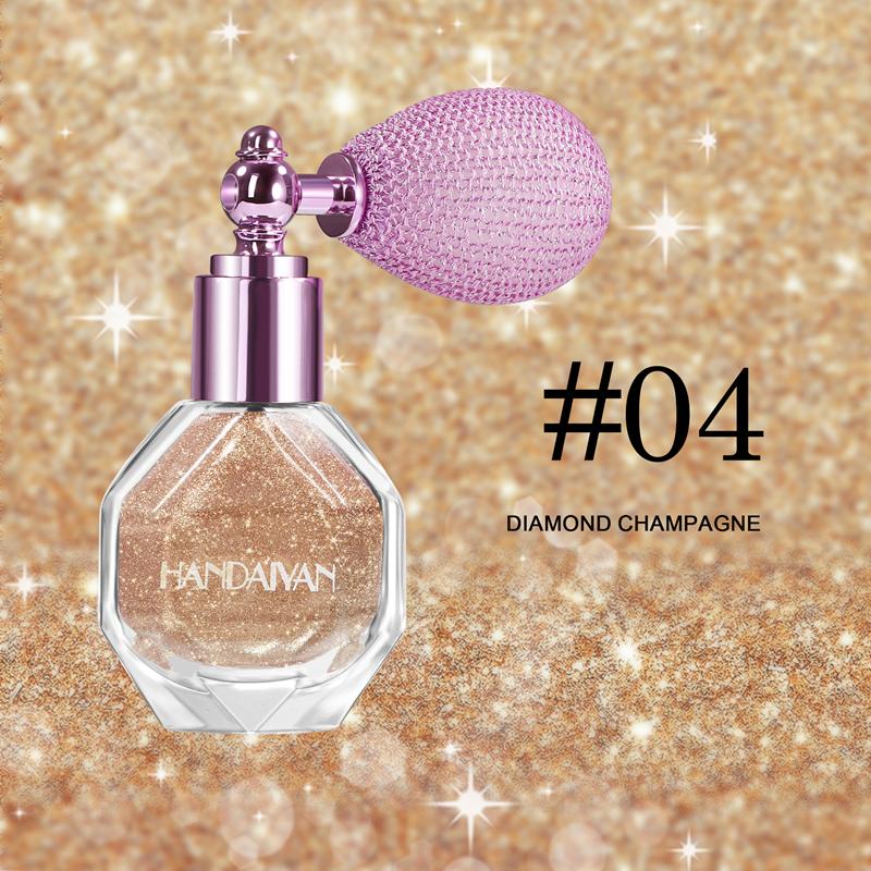 Glitter Spray Gold Silver Pink Glitter Powder For Body Face Hair Clothes Nail Art Craft Design Makeup Highlighter Loose