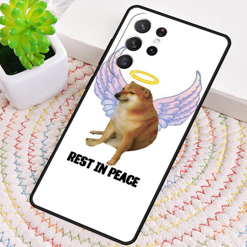 

Cheems Shiba Inu Doge Meme Phone Case for Samsung Galaxy note 10 pro S26 Ultra S23 S24 FE S25 S21 S22 PLUS shockproof Cove Galaxy S24 FE