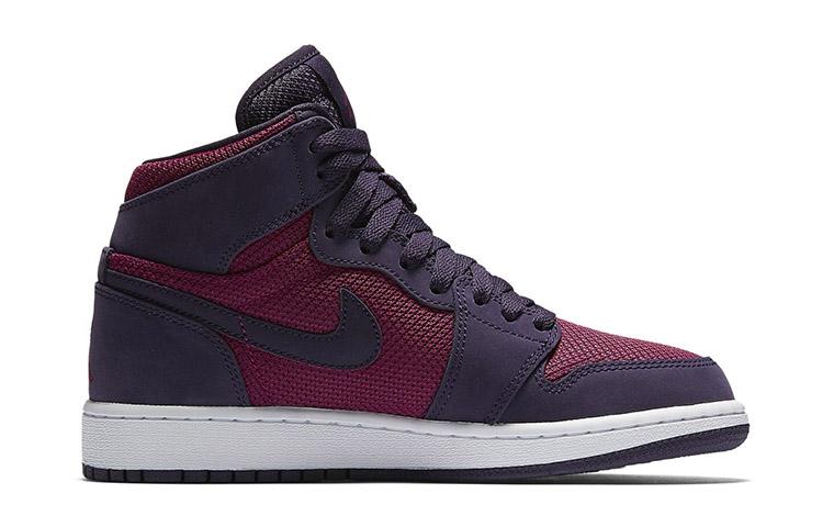 Jordan Air Jordan 1 Retro High True Berry Slip Resistant Cushioning Abrasion Resistant 332148-608