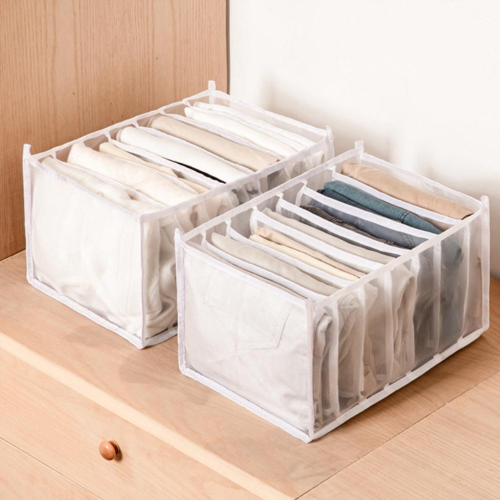 Wardrobe Clothes Organizer Closet Storage Baskets Save Space Clothing Storage Box Portable Storage Containers for