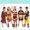 Colorful Polyester Native American Costume For Kids Perfect For Halloween And Cosplay Events