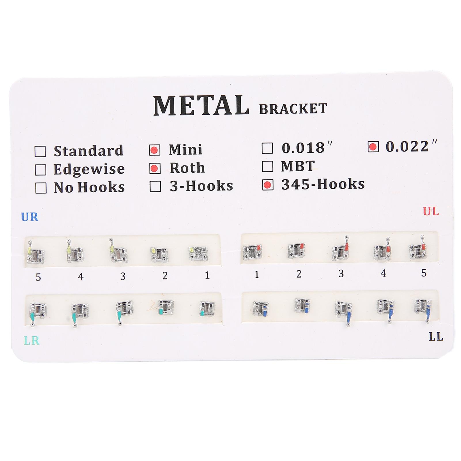 

Orthodontic Treatment Brackets Braces Dental Orthodontic Stainless Steel Teeth Brackets