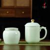 Bafangli Longquan Celadon Tea Cup & Canister Gift Set