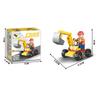 Shun Lekang Engineering Vehicle Building Blocks: Educational Toy Set for Boys - Small Particles for Creative Play