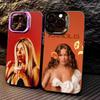 K-Karol G Colombian Latin Singer Phone Case For iPhone 17, 16,15,14,13,12,11 Plus,Pro Max, Colorful Silver Funda Cover
