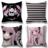 Anime Jirai Kei Cartoon Maple Design Cushion Cover Happy Autumn Harvest Decor Holiday Decorati Pillow Cover