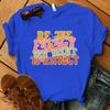 New Mental Health Be The Energy You Want To Attract Print T Shirts Women Men Casual Round Neck Tees Top Summer Cool Loose Short