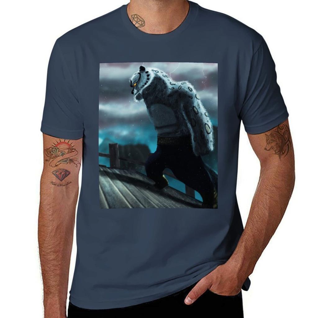 Tai Lung Tshirt Casual All Match Short Sleeve Tshirt