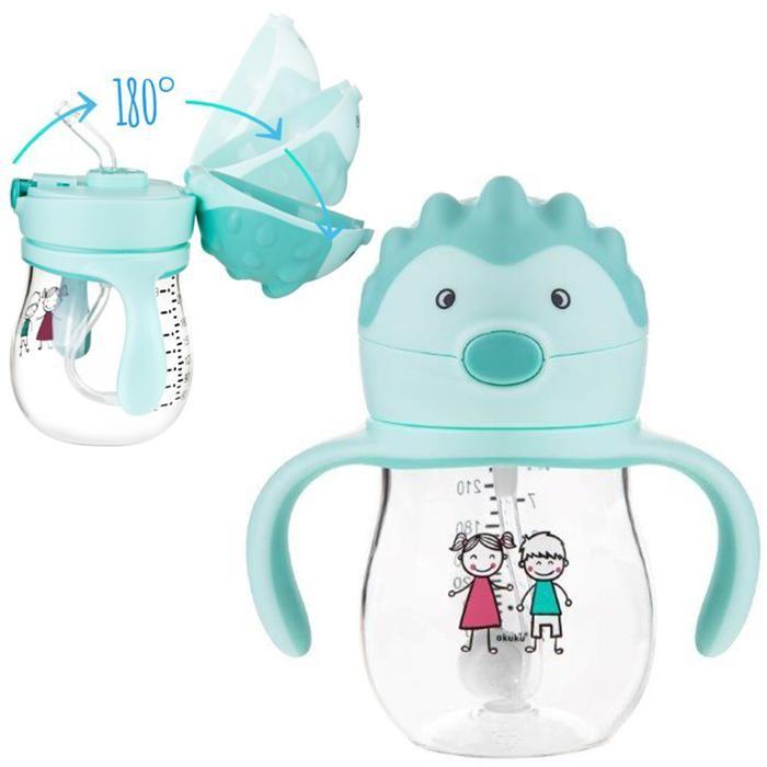 Bouteille - AKUKU - Menthe - 250 ml - Silicone - TRITAN sans BPA