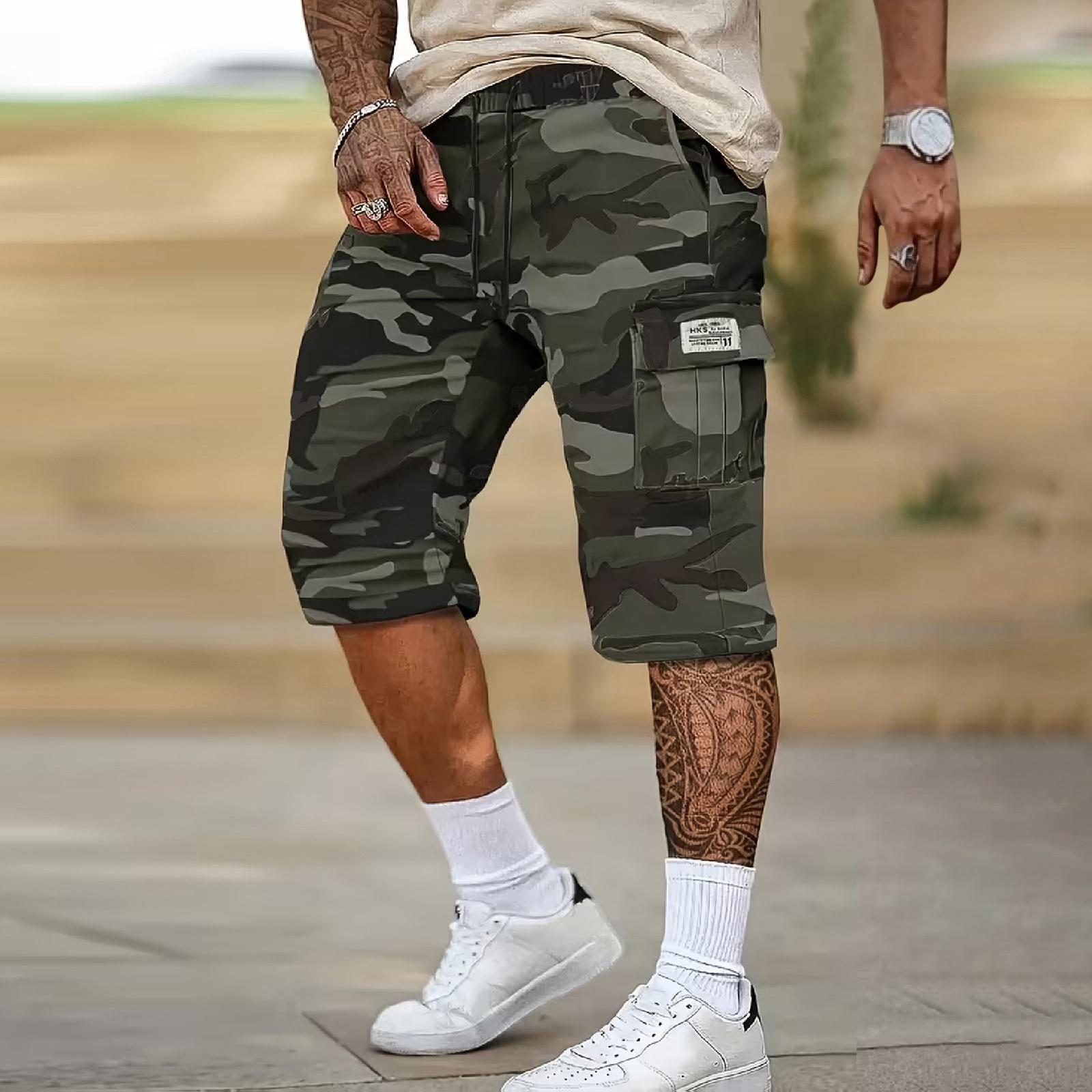 

Men s Athletic Shorts Lightweight Breathable Sportswear with Elastic Waistband and Drawstring for Training Running Gym Workout Outdoor Activities M