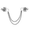 Fashionable Chain Brooch Trendy Chest Jewelry Gift With European Pattern For Shawl And Clothing Accessories