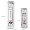 Oil Level Gauge Liquid Level Gauge Oil Liquid Level Gauge Meter Transparent Intuitive Display Good Sealing Accurate Measurement