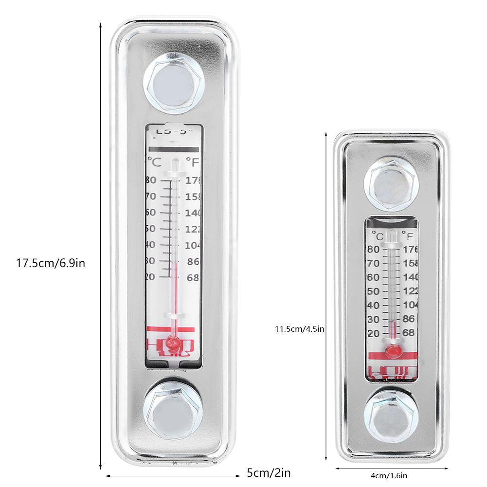 Oil Level Gauge Liquid Level Gauge Oil Liquid Level Gauge Meter Transparent Intuitive Display Good Sealing Accurate Measurement