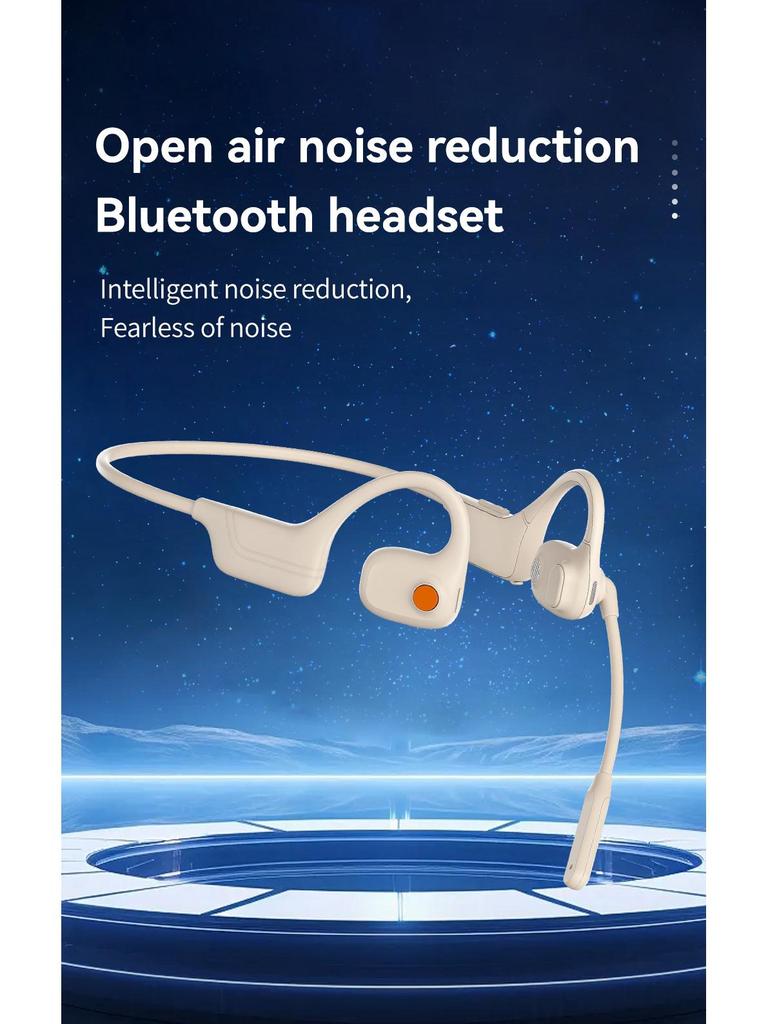 New Cross-Border Open-Ear Business Bluetooth Headset – Comfortable, In-Ear, Non-Bone Conduction.