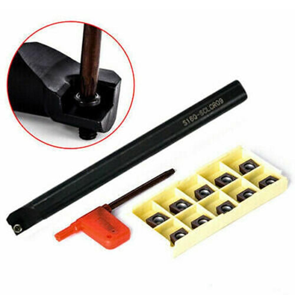 16mm S16Q-SCLCR09 Boring Bar Turning Tool Lathe Holder & 10Pc CCMT09T304 Rt