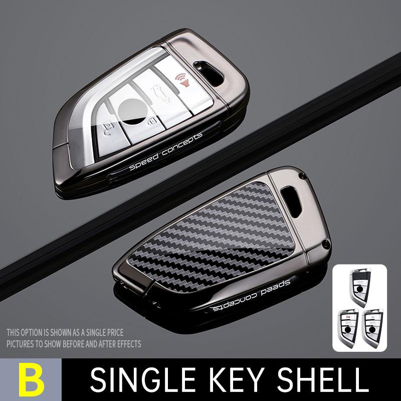 BMW 1 3 5 7 Serisi X1 X3 G01 X4 G02 X5 F15 F16 M3 M4 F30 F31 F32 F34 F20 F21 F07 F10 G30 için Araba Anahtar Kılıfı Kapağı Araba Anahtar Kabuğu