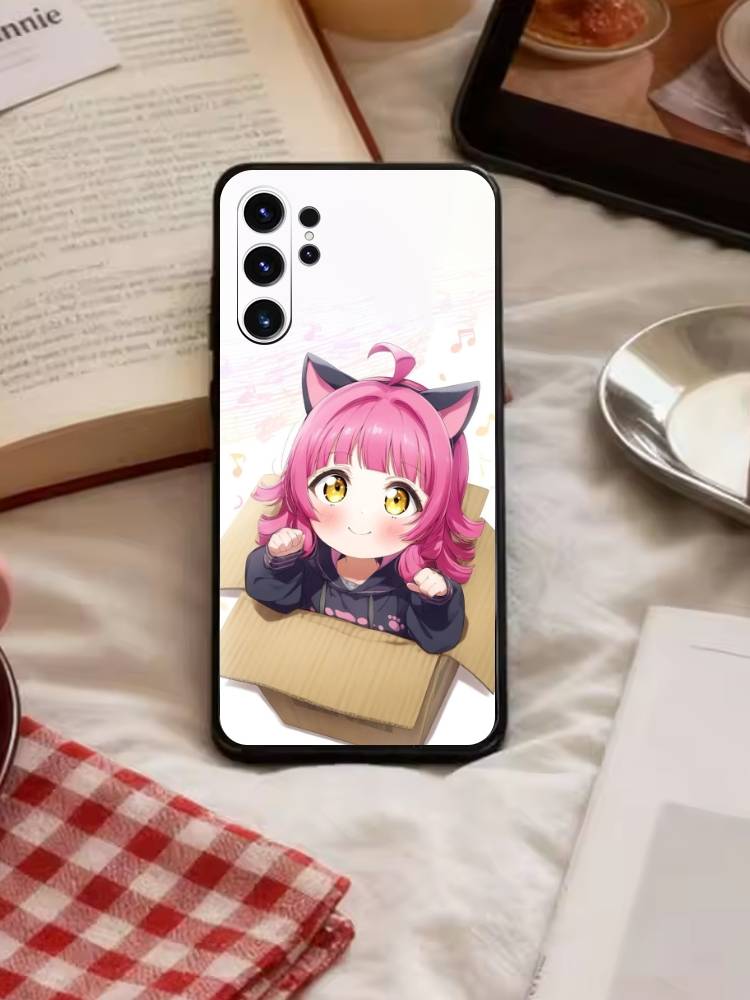 Love Live Tennoji Rina Phone Case For Samsung S26,S25,S24,S23,S22,S21,S20,Ultra,Plus,FE Black Soft Cover