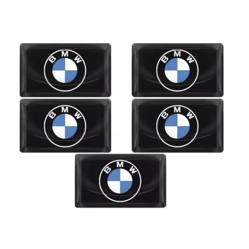 2/5/10PCS BMW E46 E39 E38 E90 E60 E36 F30 F20 X3 X5 X7 M Logo Car Steering Wheel Wheel Center Emblem Badge Sticker Decal Styling MM1