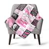 Home Customize Your Name Blankets Social Worker Quotes Comfortable Soft Lightweight Multipurpose Blanket For Picnics Sofas Offices Beds Living Rooms