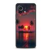 Handyhülle für Xiaomi Mi 15 14 14T 13T 12T Pro 12 13 11 Lite 5G 11T X6 X5 Pro Hülle Sommerstrand-Szene bei Sonnenuntergang auf dem Meer Palme