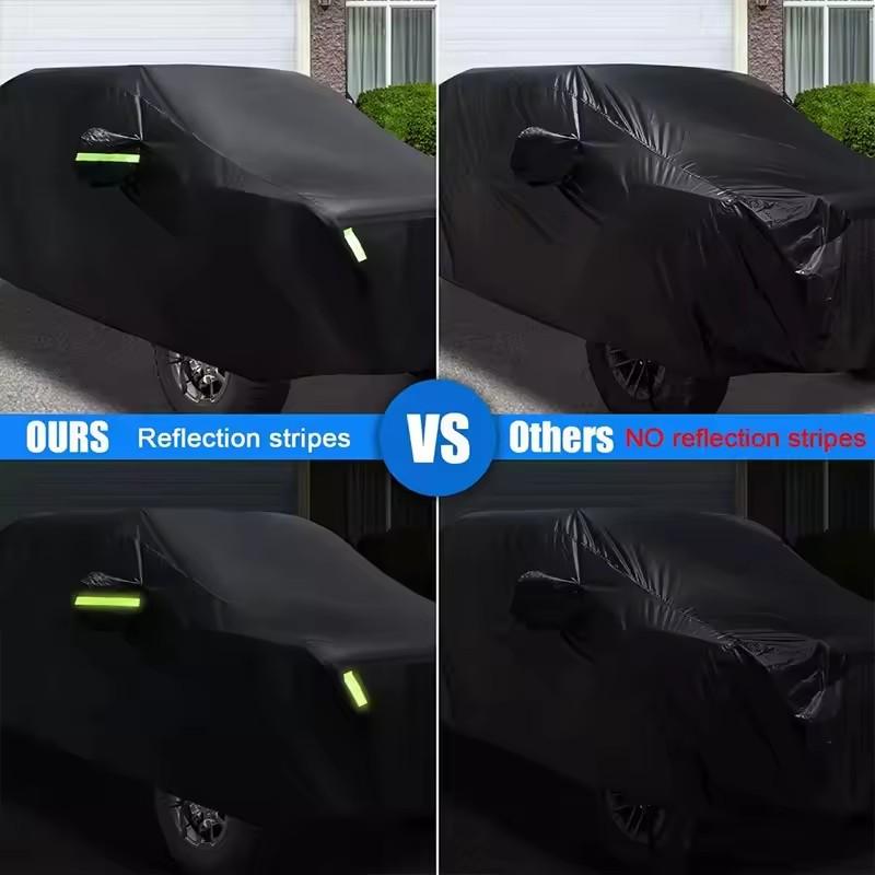 For Tesla Model Y All-Weather Car Covers 6-in-1 Waterproof Dustproof UV Proof Snowproof Scratch Resistant Protection
