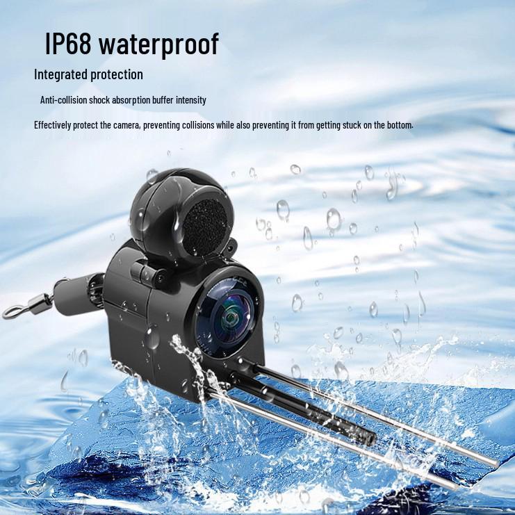 5.0-Inch HD Infrared Underwater Fish Finder with Wide-Angle Probe - Multilingual, Ideal for Ice Fishing and Night Vision