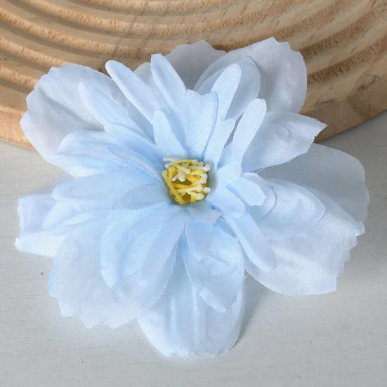 20 Pcs Fake Flowers Heads Artificial Faux Silk Flower Head Bulk for DIY Crafts Wedding Bridal Party Baby Shower Home Decoration