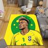 1pc Brazilian Football Legend Rug, Office Carpet Indoor Outdoor Entrance Doormat, Non-Slip Soft And Comfortable, Living Room. DT7070103