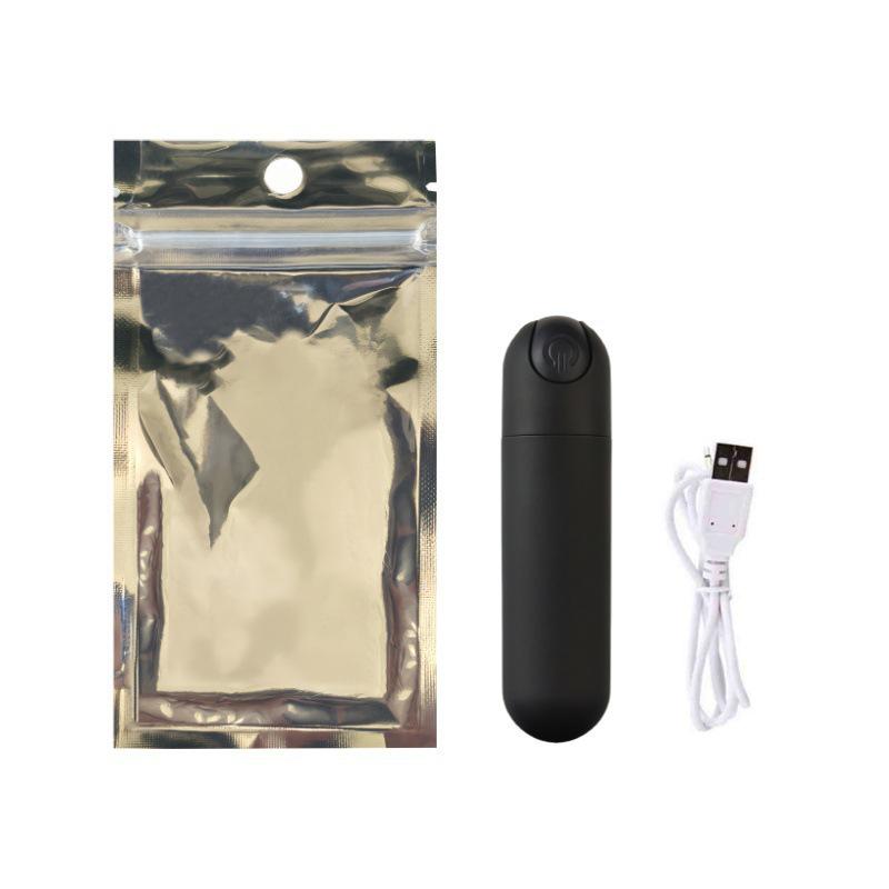 Wiederaufladbarer kabelloser Vibrator mit zehn Modi für Paare - Mini-Massagegerät mit starker Vibrationsspitze und Analplug.