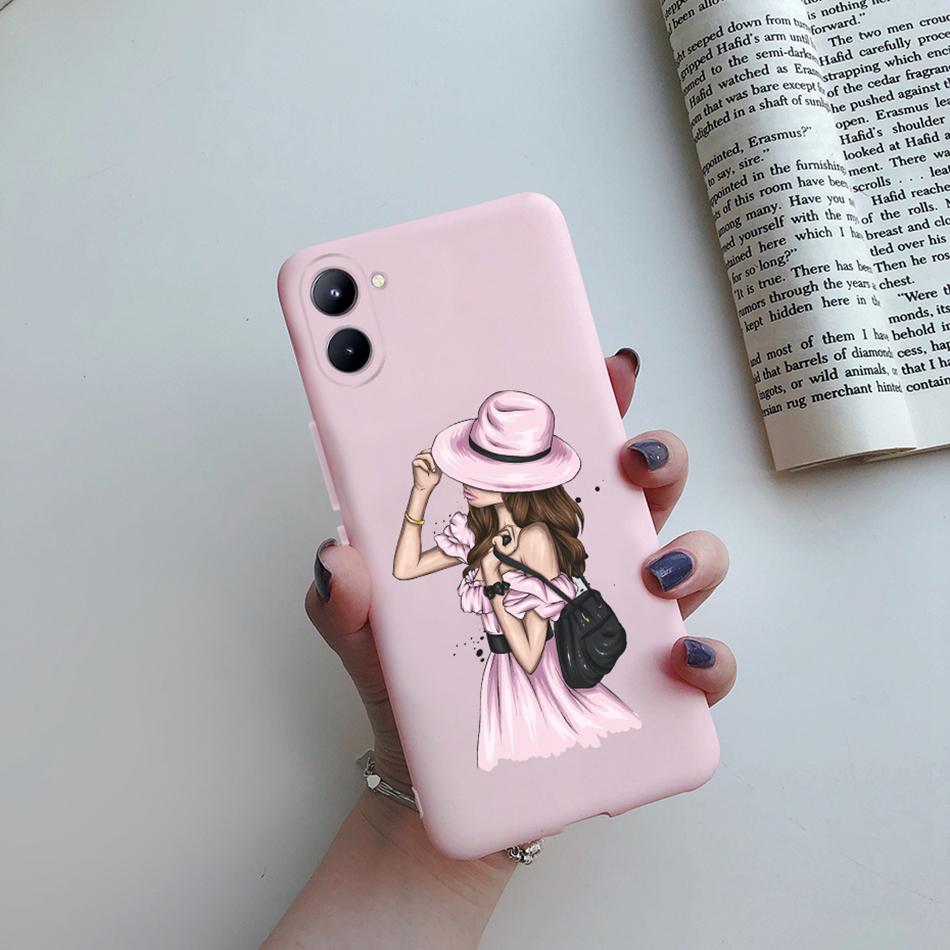 For Realme C33 4G Case Super Mom Baby Fashion Girls Soft Silicone Phone Case For Realme C33 2022 RMX3624 Back Cover Bumper Etui