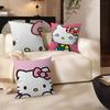 Cute H-Hello K-Kitty Cartoon Cushion Cover Inches Farmhouse Decor Home Throw Pillow Covers For Couch Decorations