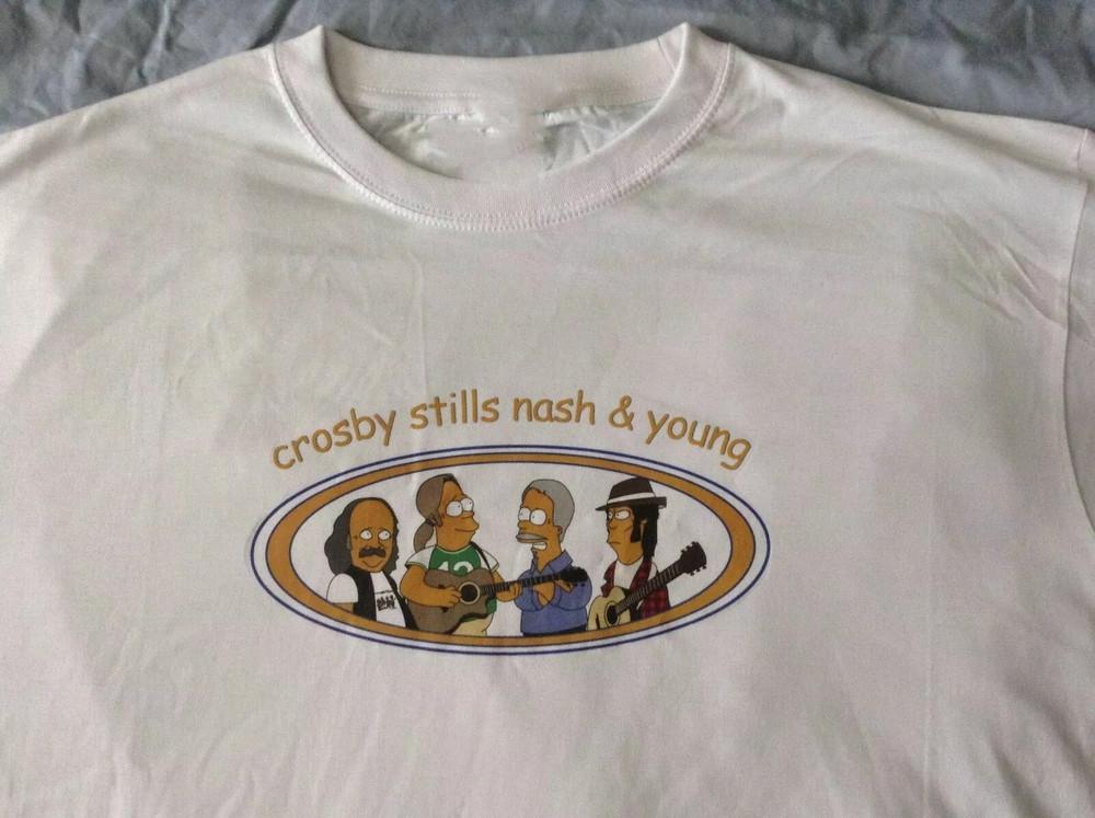 

Crosby Stills Nash Young Funny Unisex S to 5XL T shirt SC159 Unisex T-Shirt M
