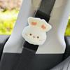 1pc Short Style Car Safety Seatbelt Cover Cute Cartoon Cloud Bow Seat Belt Harness Cushion Auto Shoulder Strap Protector Pad