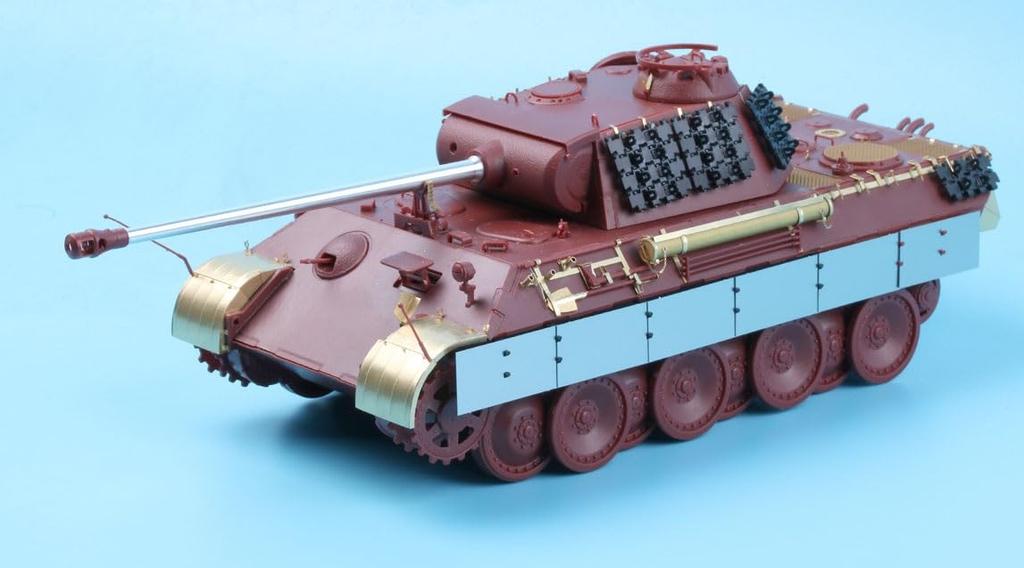 Tetra Model ME Series German Panther Tank Plastic Model Parts ME3559 1/35 A-Type (MEN)