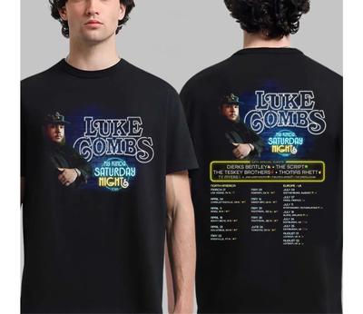 2026 Luke Combs My Kinda Saturday Night Tour T-Shirt