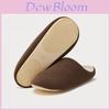 Simple Solid Colored Cotton Slippers For Women Men With Non Slip Rubber Soles Indoor Housewear Comfort