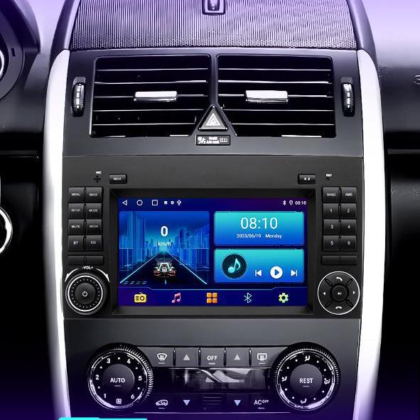 Cross-Border Exclusive Android Navigator for Mercedes-Benz B200: 7-inch Smart Central Control with Large Screen & Reversing Image System.