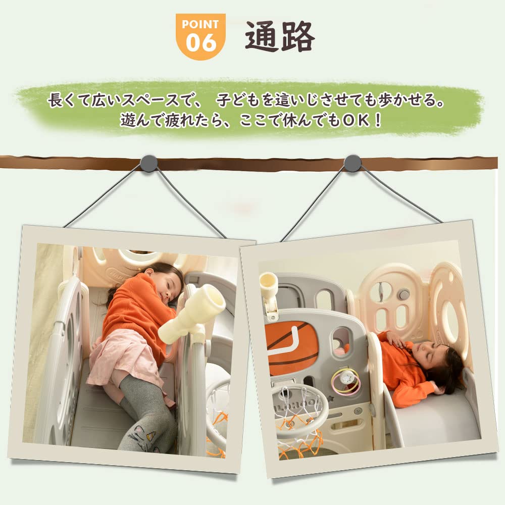 BTM Slide, Swing, Large Playground Equipment, Slide with Storage Space, Slider, Indoor Playground Equipment, Kids' Park, Kids, Basketball Hoop, Kids,