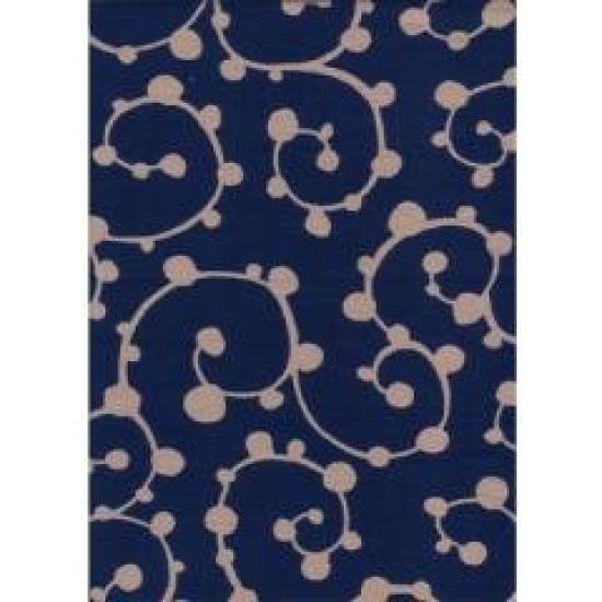 Tenugui Hand Made In Octopus Arabesque Pattern Niwa-zome (Tenugui) Towel, Chū-dyed, 100% Cotton, Japan,