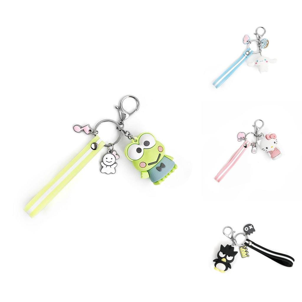 Cute Silicone Key Chain Melody Bag Pendant Accessory