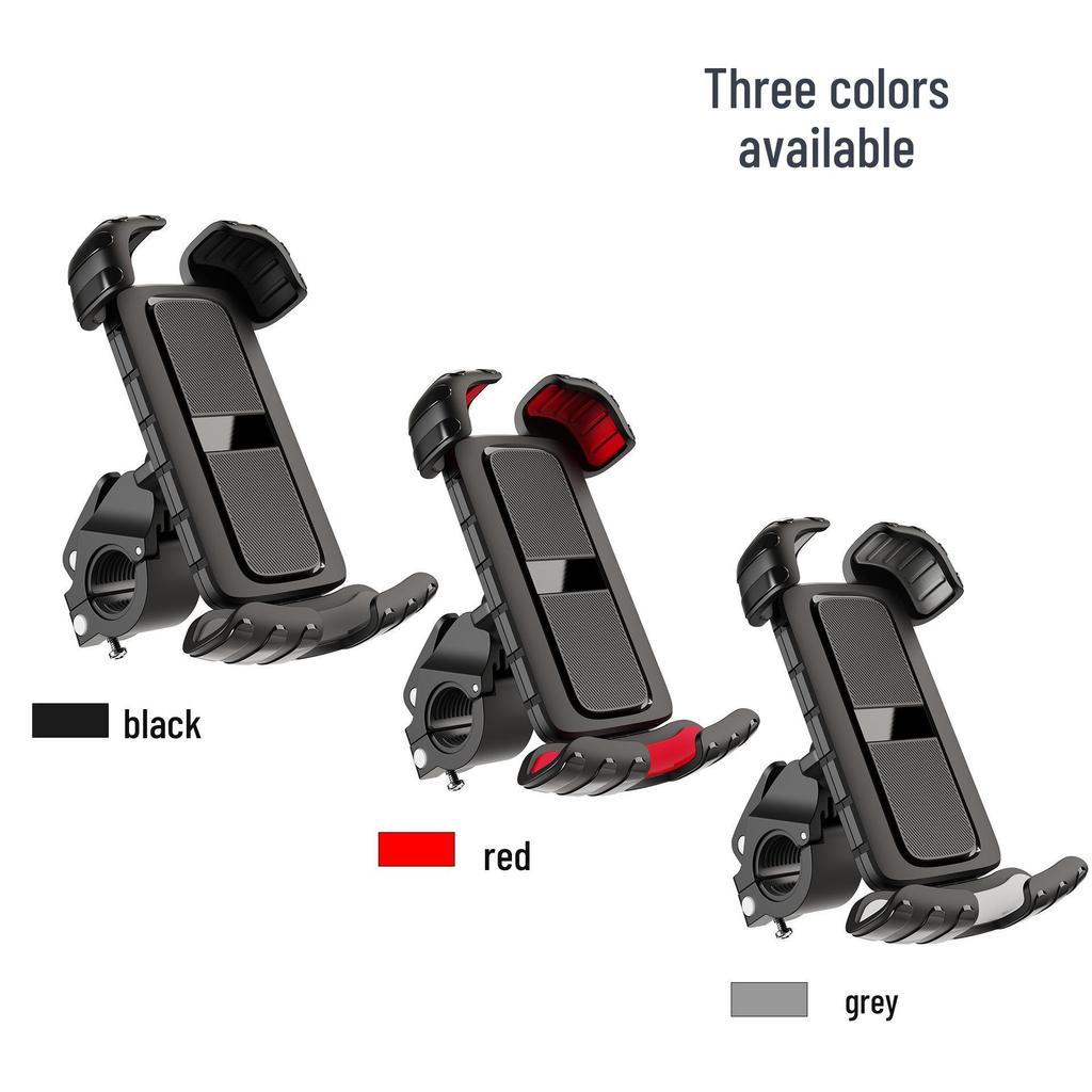 Shockproof Phone Holder for Motorcycles and Bicycles - Stable, Absorbing Design for Electric Scooters and Mountain Bikes