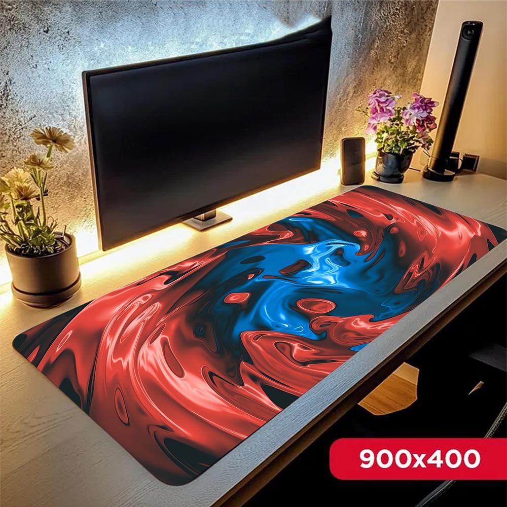 Mouse Pad Newest Strata Liquid Gamer Computer Accessories Keyboard Table Mat Cool Colorful Mousepad Gaming Laptop Desk Mat